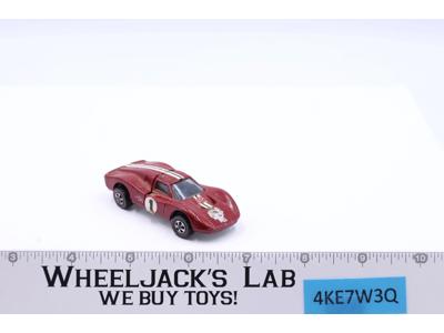 Ford Mark IV #1 Red Enamel 1968 Redline Hot Wheels Mattel Vintage RL