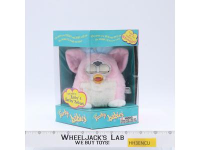 70-940 Electronic Furby Babies PINK WHITE BLUE HAIR 1999 Tiger Hasbro SEALED