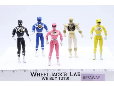 Lot of 5 Power Rangers Bandai Action Figures 4"