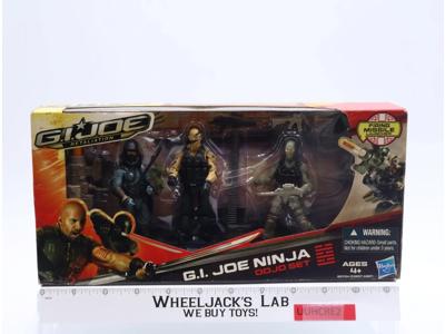 Ninja Dojo Set G.I. Joe Retaliation 2012 Hasbro Action Figure 3-Pack NEW SEALED