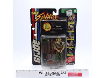 Commando Sgt. Savage GI Joe Sgt. Savage 2001 Hasbro Action Figure NEW SEALED