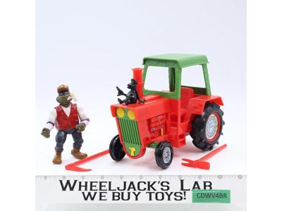 Farmer Don & his Modern Mutant Tractor Complete TMNT 1994 Playmates Vehicle
