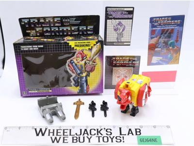 Headstrong METAL 100% Complete W/ Box 1986 Vintage Action Figure G1 Transformers