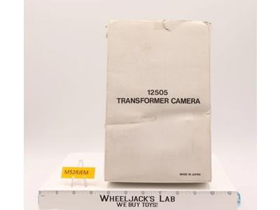 Transformer Camera #12505 W/BOX & INSERT 100% Complete NM G1 Transformers 1985