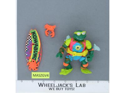 Sewer Surfer Mike 100% Complete Teenage Mutant Ninja Turtles TMNT Playmates 1990