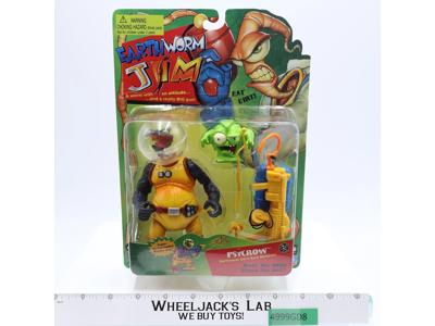 Psycrow Earthworm Jim 1994 Playmates Action Figure NEW SEALED