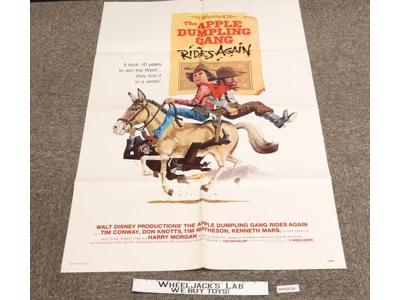 The Apple Dumpling Gang Rides Again Original 1979 Movie Poster 41 x 27