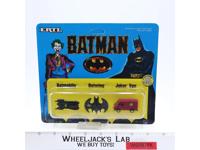 Batman Micro Batmobile Batwing Joker Van Set ERTL 1989 Diecast Metal New MOSC