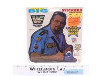 Big Boss Man WWF Wrestling Really Big Stickers Mello Smello Vintage 1991 MOSC