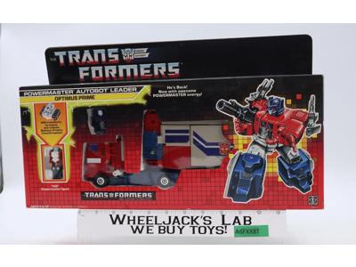 Powermaster Optimus Prime 100% Complete W/Box & Insert 1988 G1 Transformers