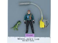 Dennis Nedry w/Tranq Spray Gun Jurassic Park 1993 Kenner Vintage Action Figure