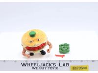 Burgerdier General Hamburger 100% Complete 1988 Food Fighters Mattel Vintage