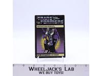 Skywarp Action Figure Instruction Manual Booklet 1984 G1 Transformers
