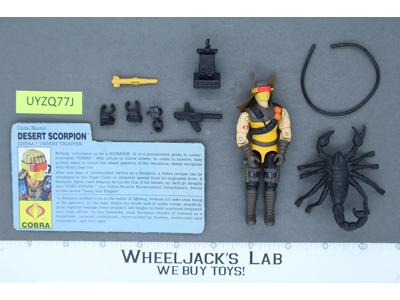 Desert Scorpion V1 100% Complete G.I. Joe 1991 Hasbro Vintage Action Figure
