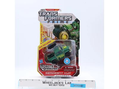 Sergeant Kup W/DVD Transformers Prime Robots in Disguise 2012 Hasbro NEW SEALED