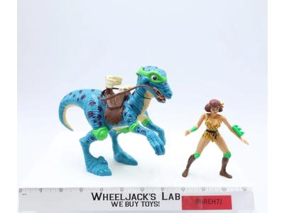 Cave Woman April W/ Radical Raptor TMNT 1994 Playmates Vintage Action Figure