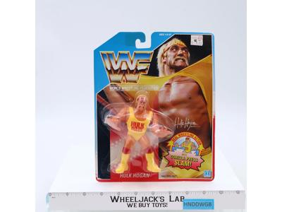 Hulk Hogan Gorilla Press Slam WWF Wrestling 1990 Hasbro Figure NEW MOSC SEALED
