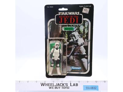 Biker Scout 100% Complete Taiwan 65 Back-A Star Wars ROTJ 1983 Kenner NO REPRO