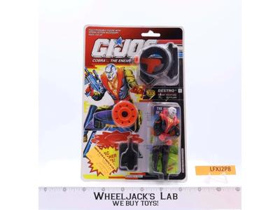 Destro Enemy Weapons Supplier GI Joe ARAH 1991 Hasbro Action Figure NEW MOSC