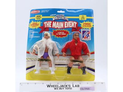 Ric Flair & Larry Zbyszko Main Event AWA All-Star Wresting 1985 Remco NEW SEALED