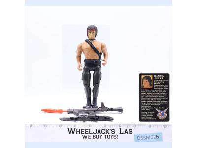 John Rambo Sylvester Stallone Rambo 1986 Coleco Vintage Action Figure Complete