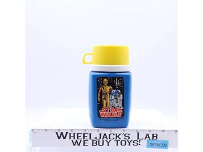 C-3PO/R2D2 Thermos 8oz. ONLY Original Star Wars 1977 Thermos YELLOW CUP Vintage