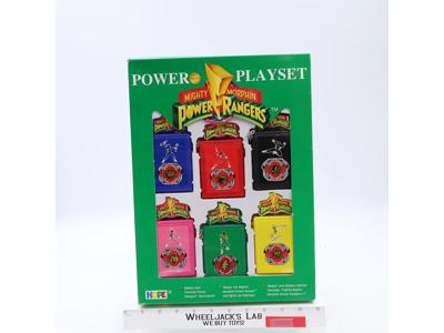 Set of 6 Beepers Power Playset Mighty Morphin Power Rangers 1993 Hope Industries