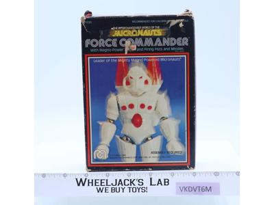 Force Commander 100% Complete W/Box Micronauts 1977 Mego Vintage Action Figure