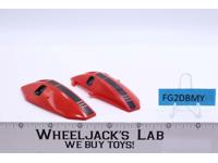 Jetfire Medium Leg Guard Armor Pair STICKERED Vintage 1985 G1 Transformer Figure