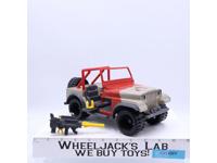 Bush Devil Tracker Jeep Action Figure Vehicle 1993 Jurassic Park Vintage Kenner