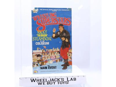 Ricky The Dragon Steamboat Original Poster 12x7.5 1985 WWF LJN Wrestling Vintage