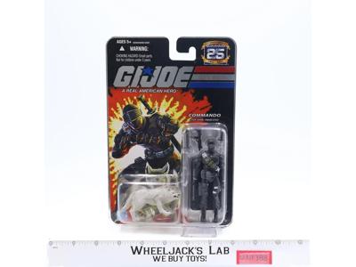 Snake Eyes W/ Timber GI Joe 25th Anniversary 2007 Hasbro Figure NEW SEALED