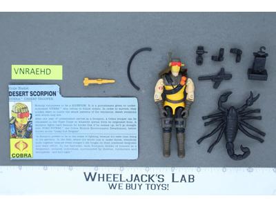 Desert Scorpion V1 100% Complete G.I. Joe 1991 Hasbro Vintage Action Figure