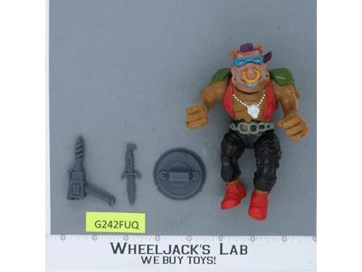 Bebop HARD HEAD 100% Complete Teenage Mutant Ninja Turtles Playmates 1988 Figure