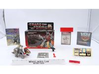 Slag W/BOX 100% Complete 1985 Vintage G1 Transformers Hasbro Action Figure