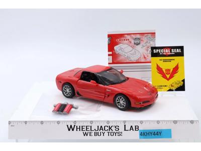 Swerve Corvette Z06 Hasbro Alternators 100% Complete 2005 Transformers