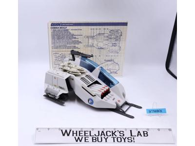 Cobra Wolf 100% Complete G.I. Joe 1987 Hasbro Vintage Action Figure Vehicle
