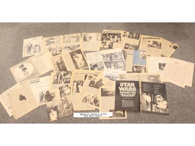 Lot of PreVIEW Magazine + Others Star Wars 1977 Vintage Clippings Articles