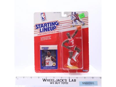 Akeem Olajuwon Huston Rockets NBA Starting Lineup Kenner 1988 Action Figure MOSC