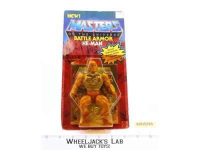 He-Man Battle Armor Masters of the Universe MOTU 1983 Mattel MOSC SEALED NEW