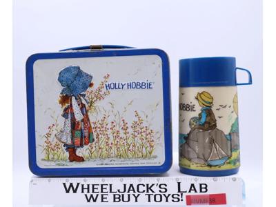 Holly Hobbie Metal Lunchbox w/ Thermos 1972 Aladdin American Greetings Vintage