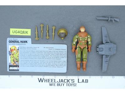 General Hawk V1 100% Complete G.I. Joe 1991 Hasbro Vintage Action Figure