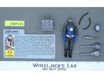 Laser Viper V1 100% Complete G.I. Joe 1990 Hasbro Vintage Action Figure
