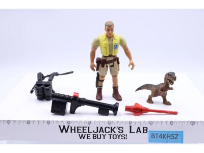 Robert Muldoon W/ Firing Tranq Bazooka Jurassic Park 1993 Kenner WORKS!