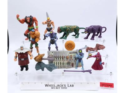 Lot of 9 Mini He-Man Masters of the Universe MOTU 2002 Mattel Action Figures