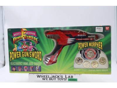 Power Gun/Sword + Power Morpher WORKS Mighty Morphin Power Rangers 1993 Bandai