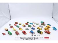 Lot of 26 Vintage Matchbox Cars/Trucks/Boats/Trailer/Cycle Lesney England 60-70s
