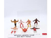 Lot of 7 LJN Thumb Wrestlers Titan Sports Wrestlers WWF 1985 Action Figures 4.5"