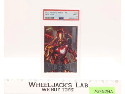 Iron Man #36 PSA GRADED 9 Marvel Metal Universe Spider-Man 2022 Skybox Card