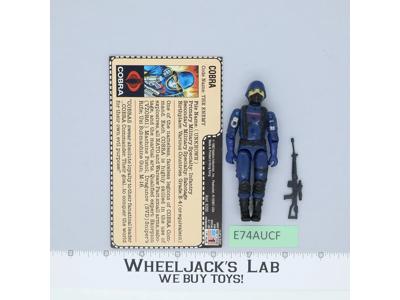 Cobra V1.5 RED CARD BACK 100% Complete G.I. Joe 1983 Hasbro Vintage Figure